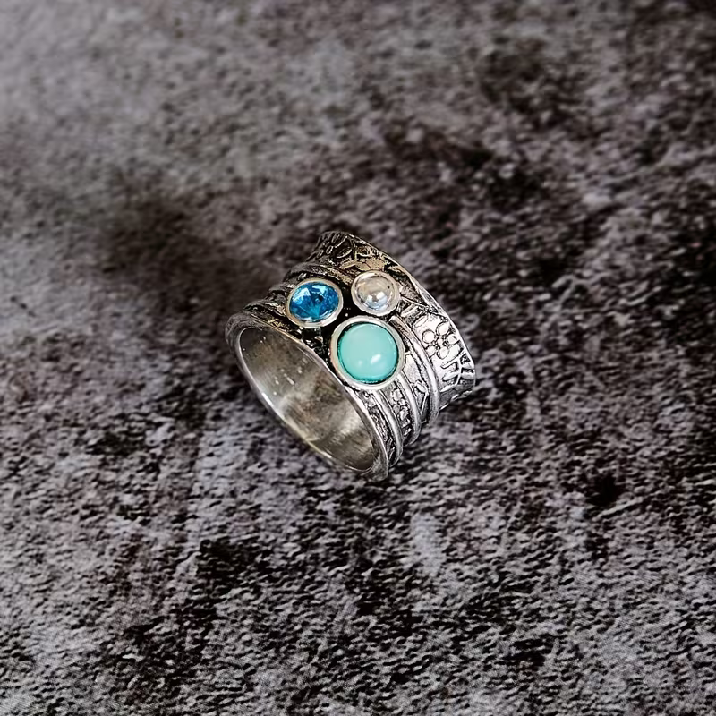Mystic Trio Stone Ring