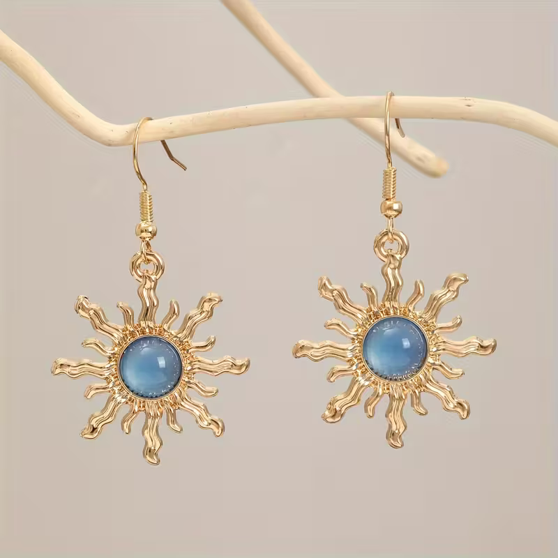 Boho Radiant Sunburst Earrings