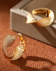 Golden Wave Earrings