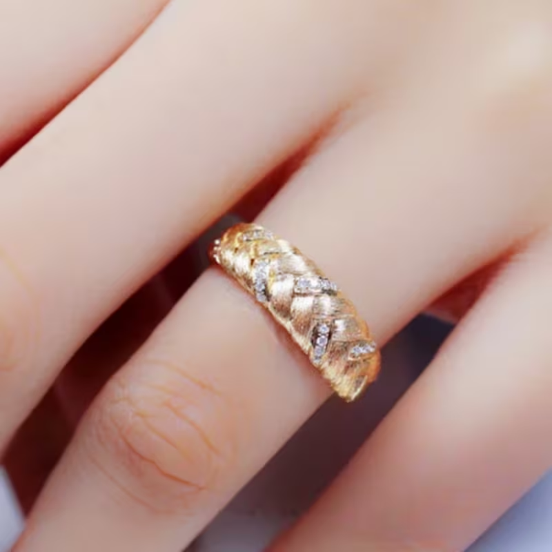 Braided Shine Ring