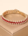 Emerald Crown Tennis Bracelet