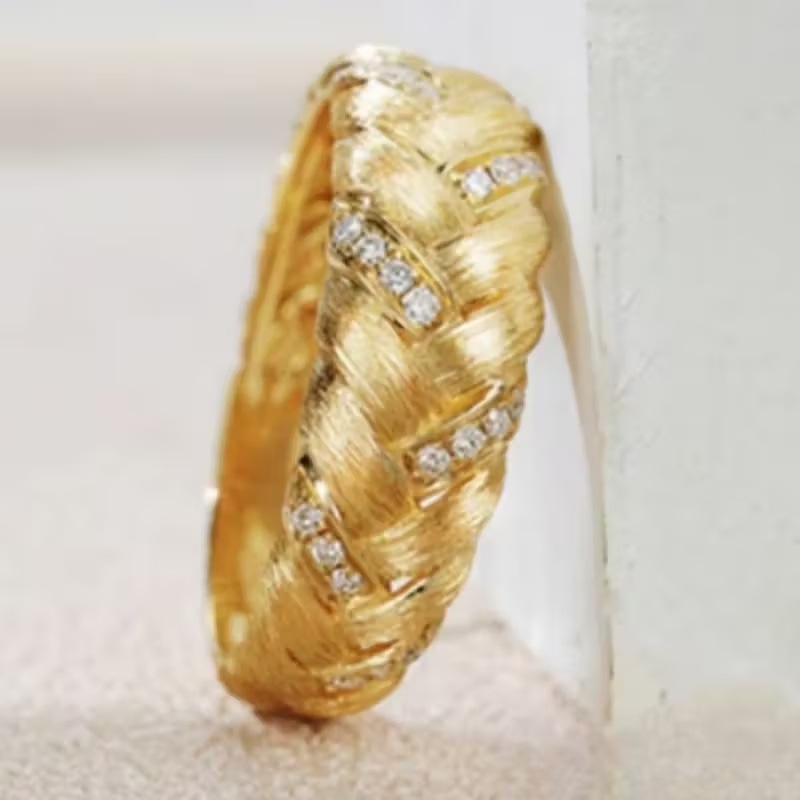 Braided Shine Ring