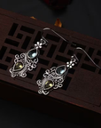 Vintage Gem Filigree Earrings