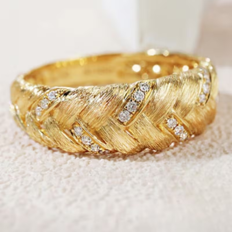 Braided Shine Ring