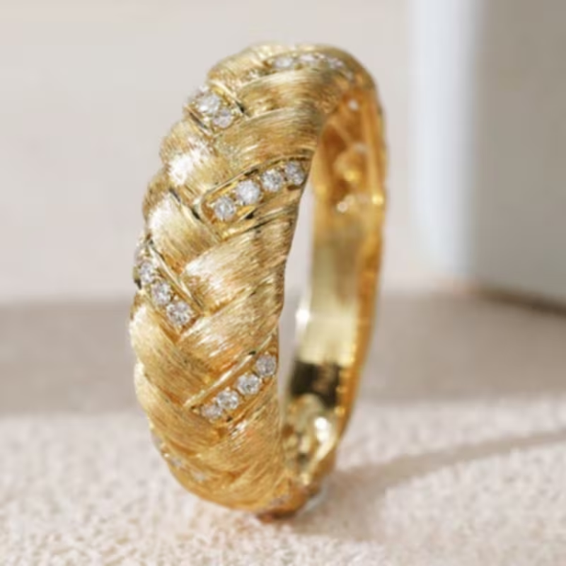 Braided Shine Ring