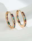 Rainbow Gem Earrings
