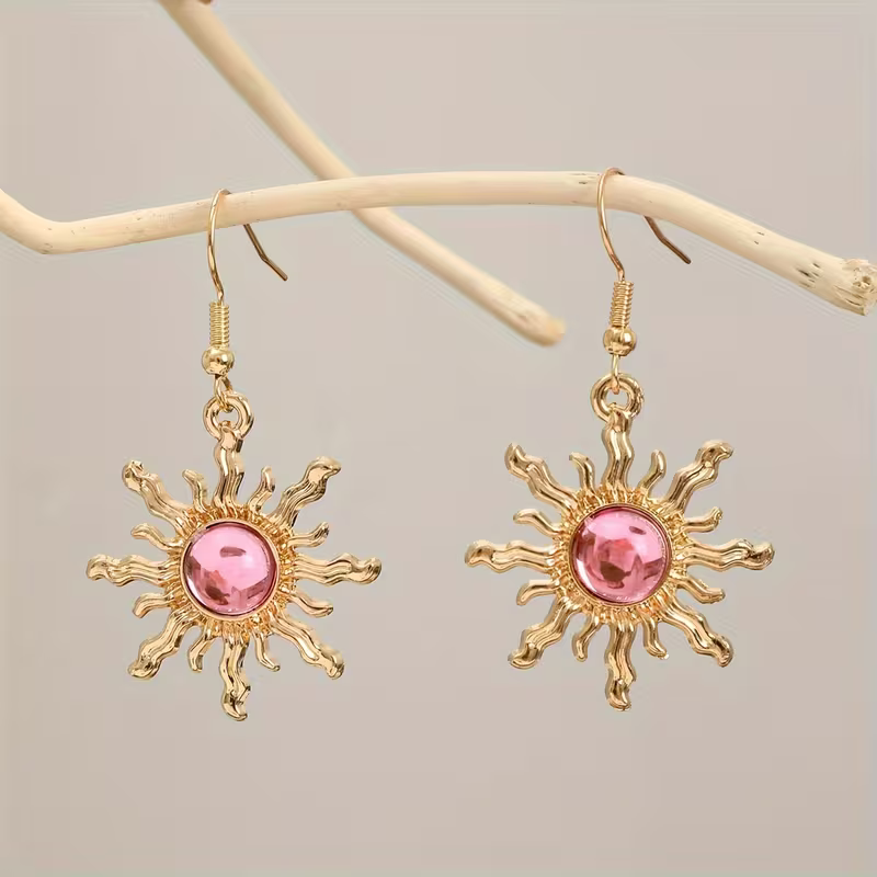 Boho Radiant Sunburst Earrings