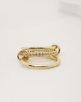 Intertwined Trinity Ring