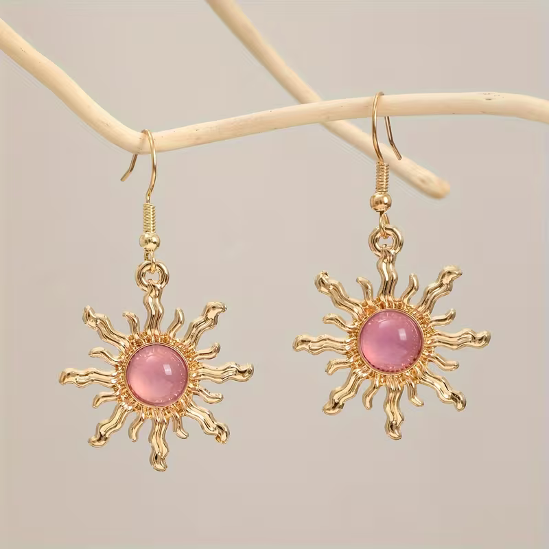 Boho Radiant Sunburst Earrings