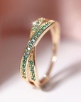 Twilight CrissCross Ring