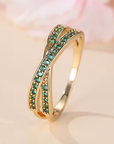 Twilight CrissCross Ring
