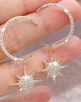 Vintage Moon & Star Earrings