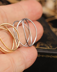 Triple Layer Intertwined Ring