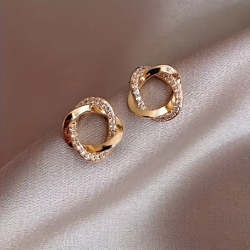 Gilded Loop Earrings