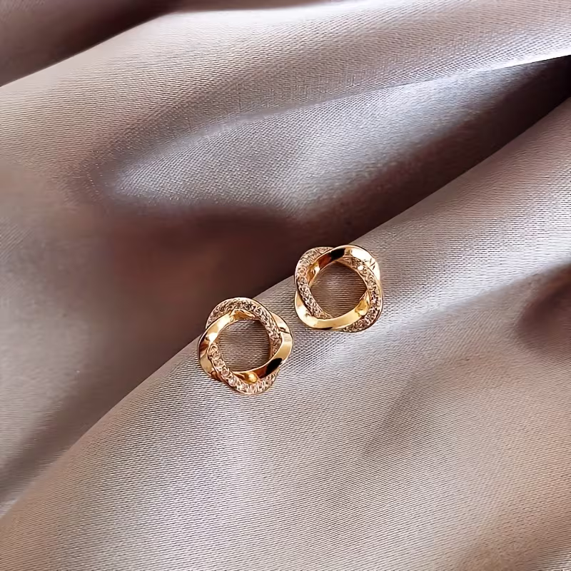 Gilded Loop Earrings