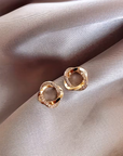 Gilded Loop Earrings