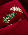 Verdant Laurel Ring