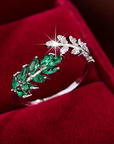 Verdant Laurel Ring