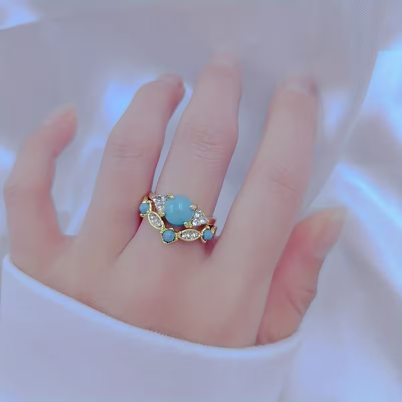 Turquoise Duo Ring