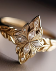 Floral Marquise Ring