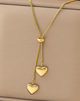 Falling Hearts Necklace