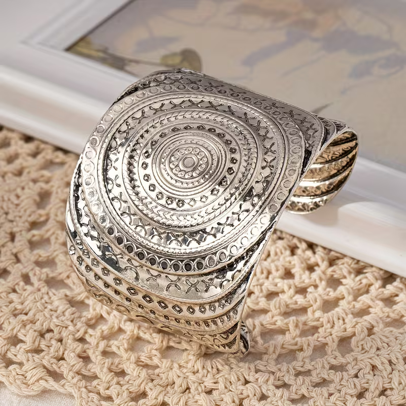 Mandala Cuff Bracelet