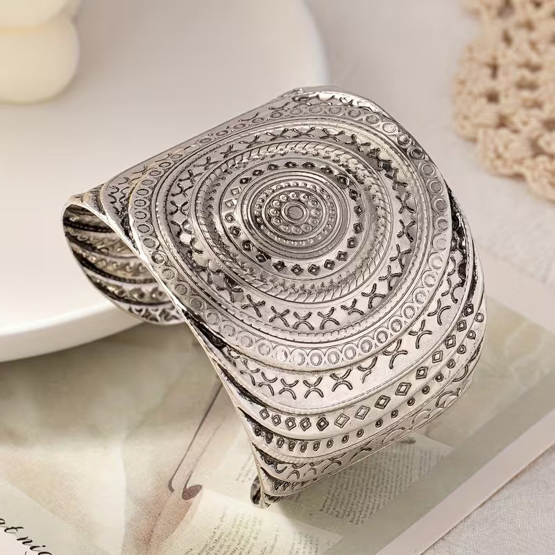 Mandala Cuff Bracelet