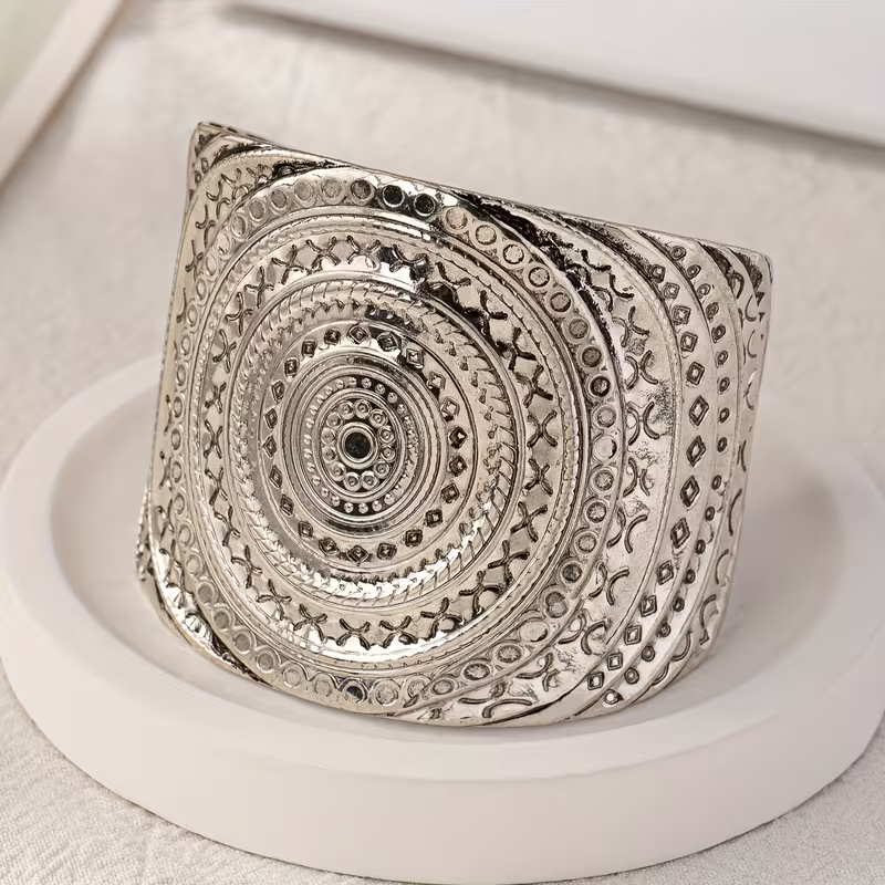 Mandala Cuff Bracelet