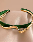 Emerald Wave Bracelet