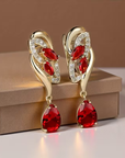 Velvet Flame Earrings