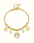 Charm Drop Tree Bracelet