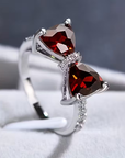 Emerald Bow Ring