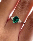 Emerald Promise Ring