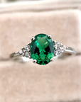 Emerald Promise Ring