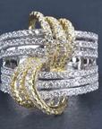 Multi-Row Knot Ring