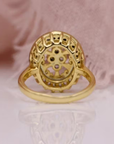 Blooming Lace Halo Ring