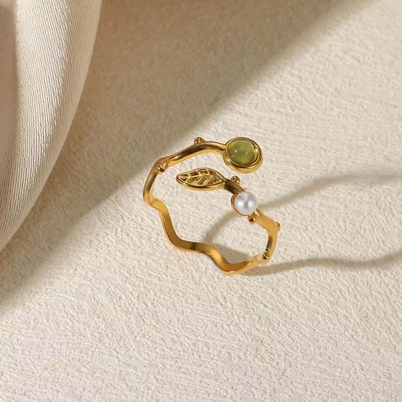 Pearl Open Ring