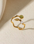 Pearl Open Ring