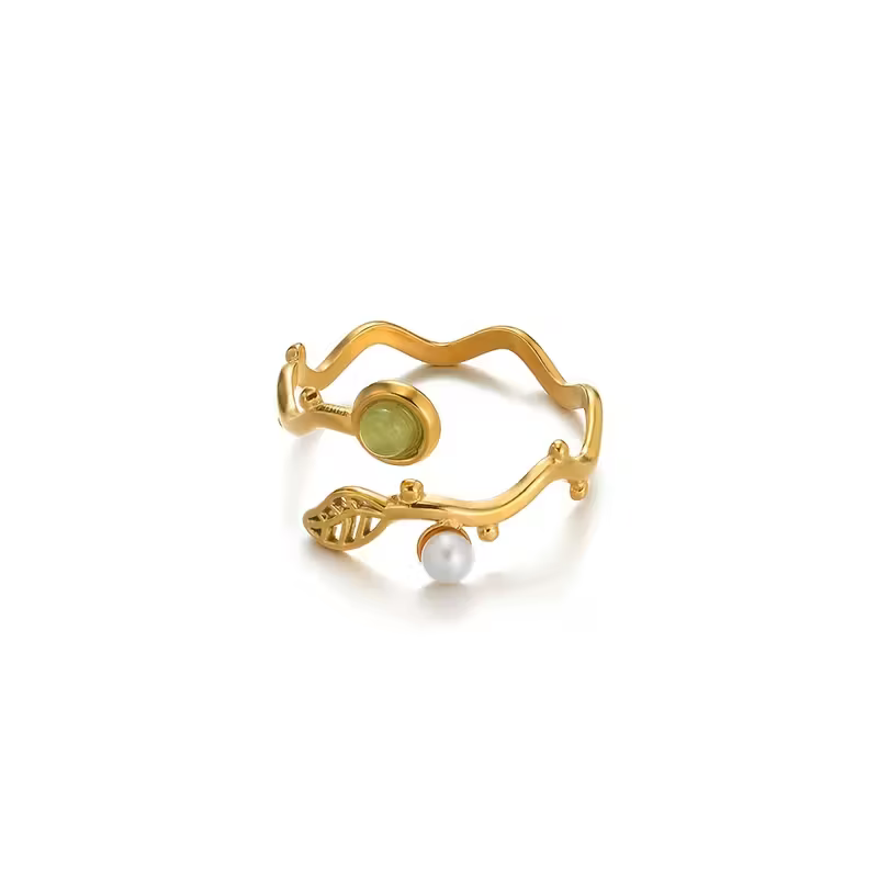 Pearl Open Ring
