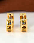 Sapphire Baguette Earrings
