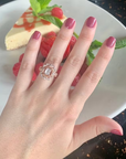 Vintage Crown Halo Ring