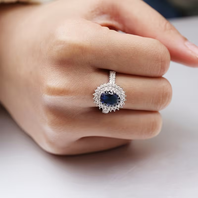 Midnight Sunburst Ring