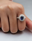 Midnight Sunburst Ring
