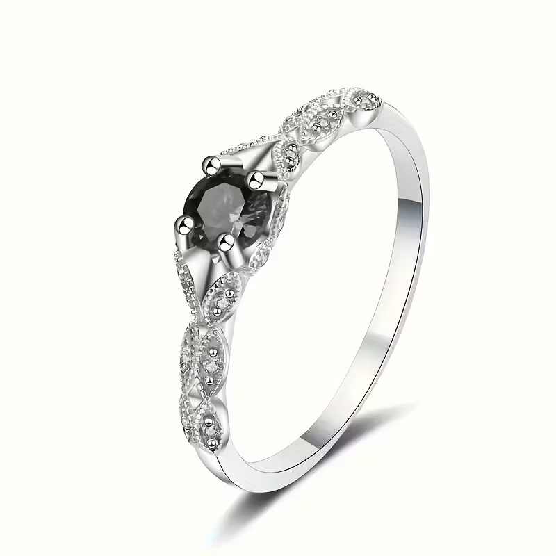 Sapphire Laurel Ring