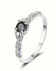 Sapphire Laurel Ring
