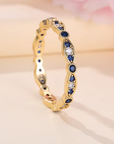 Sapphire Infinity Ring
