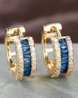 Regal Sapphire Earrings