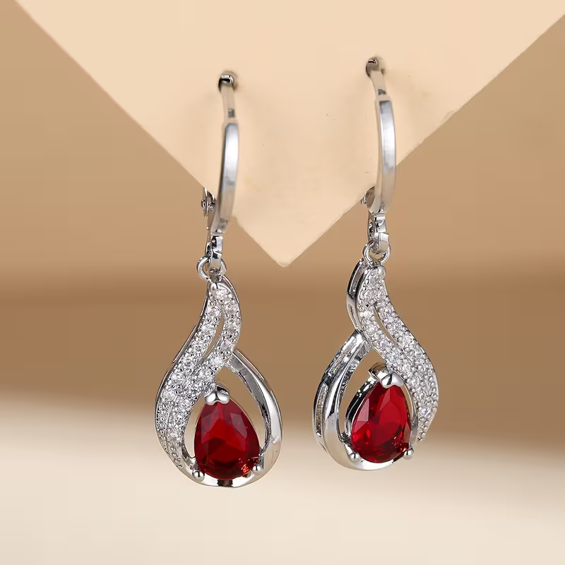 Flame Drop Earrings