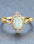 Opal Blossom Ring