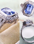 Azure Deco Ring